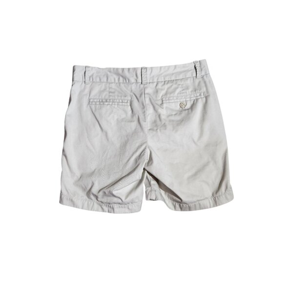 J.Crew Beige Classic Twill Bermuda Shorts With 7" Inseam Womens Size 4 - Picture 2 of 11